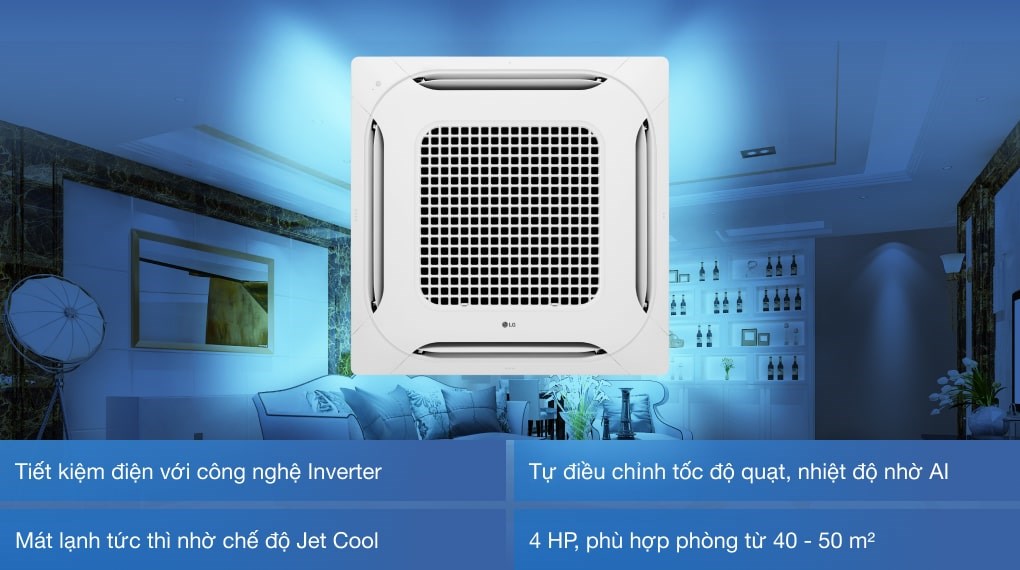 Hướng dẫn chọn mua máy lạnh âm trần Panasonic Inverter 3.0 HP phù hợp với không gian